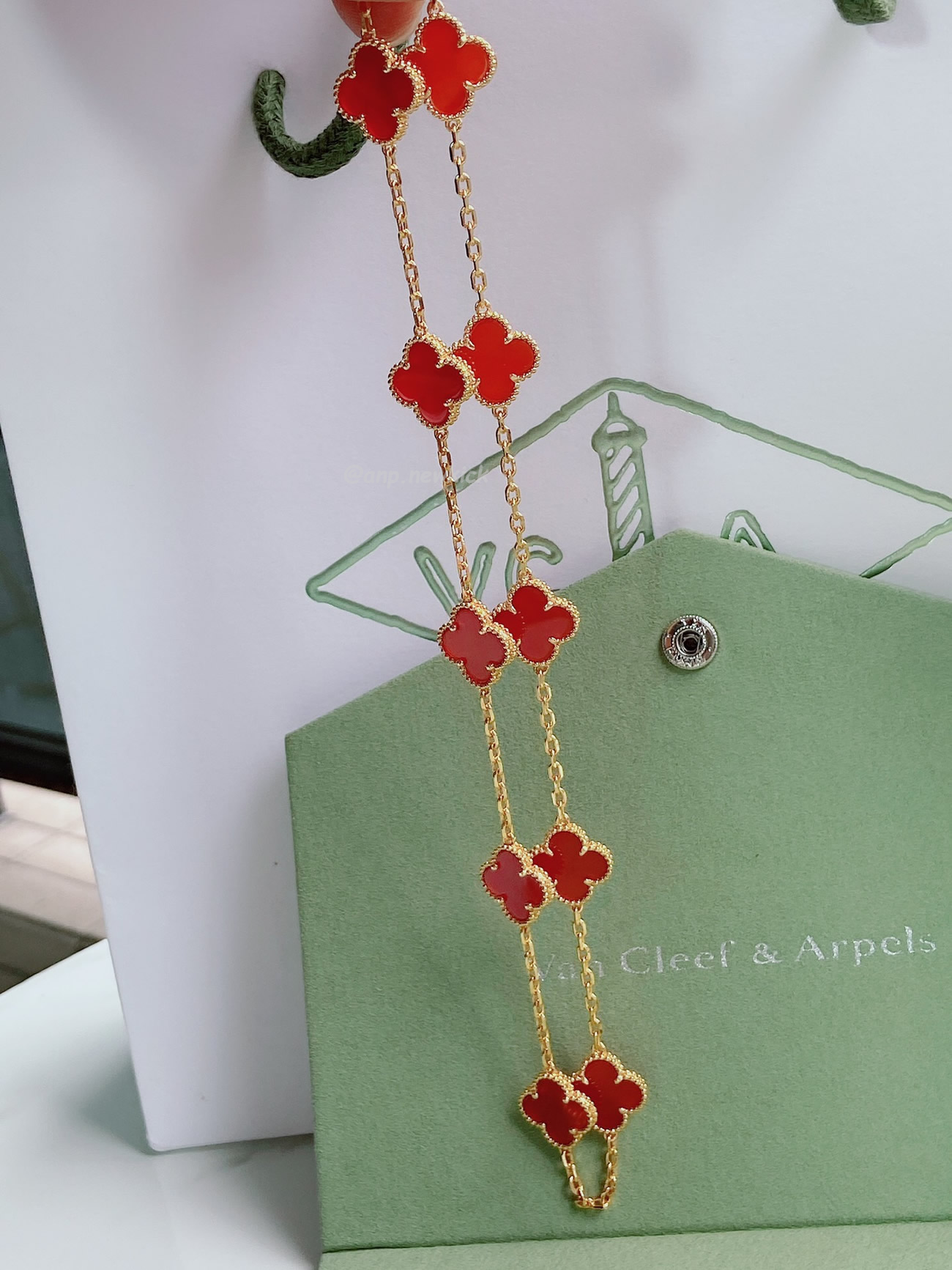 Van Cleef Arpels Vintage Alhambra 10 Four Leaf Lucky Totem Necklaces (3) - www.newkick.vip